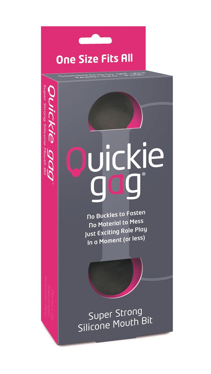 Quickie Gag Mouth Bit Silicone One Size Fits Most Mouth Bit > Bondage Gear > Gags and Bits
