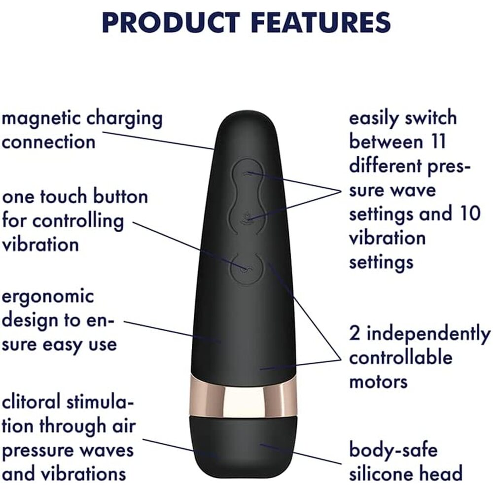 Satisfyer Pro 3 Plus Vibration Clitoral Massager > Sex Toys For Ladies > Clitoral Vibrators and Stimulators