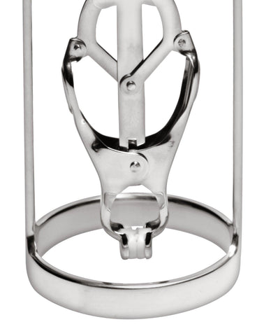 Stainless Steel Clover Clamp Nipple Stretcher for Intense Sensation and Gradual Stretching