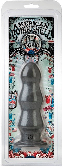 B-7 Tango 7 Inch Anal Dildo (Gun Metal) – Triple Ripple Design Anal Dildo > Anal Range > Oversized Anal Toys