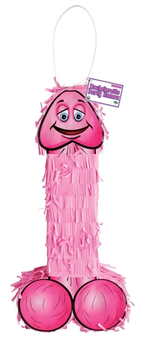 Bachelorette Party Favors Pecker Piñata 18 Inches Pink > Novelties > Bachelor & Bachelorette Items