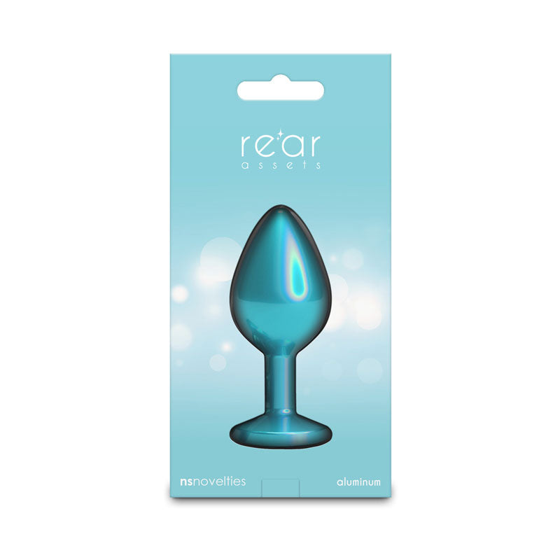Rear Assets Iridescent Champagne Medium – Lightweight Butt Plug Teal > Anal Range > Butt Plugs