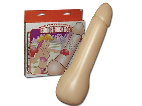 Party Bopper Bounce Back Bob Giant Penis Punch Bag Flesh Party Supplies