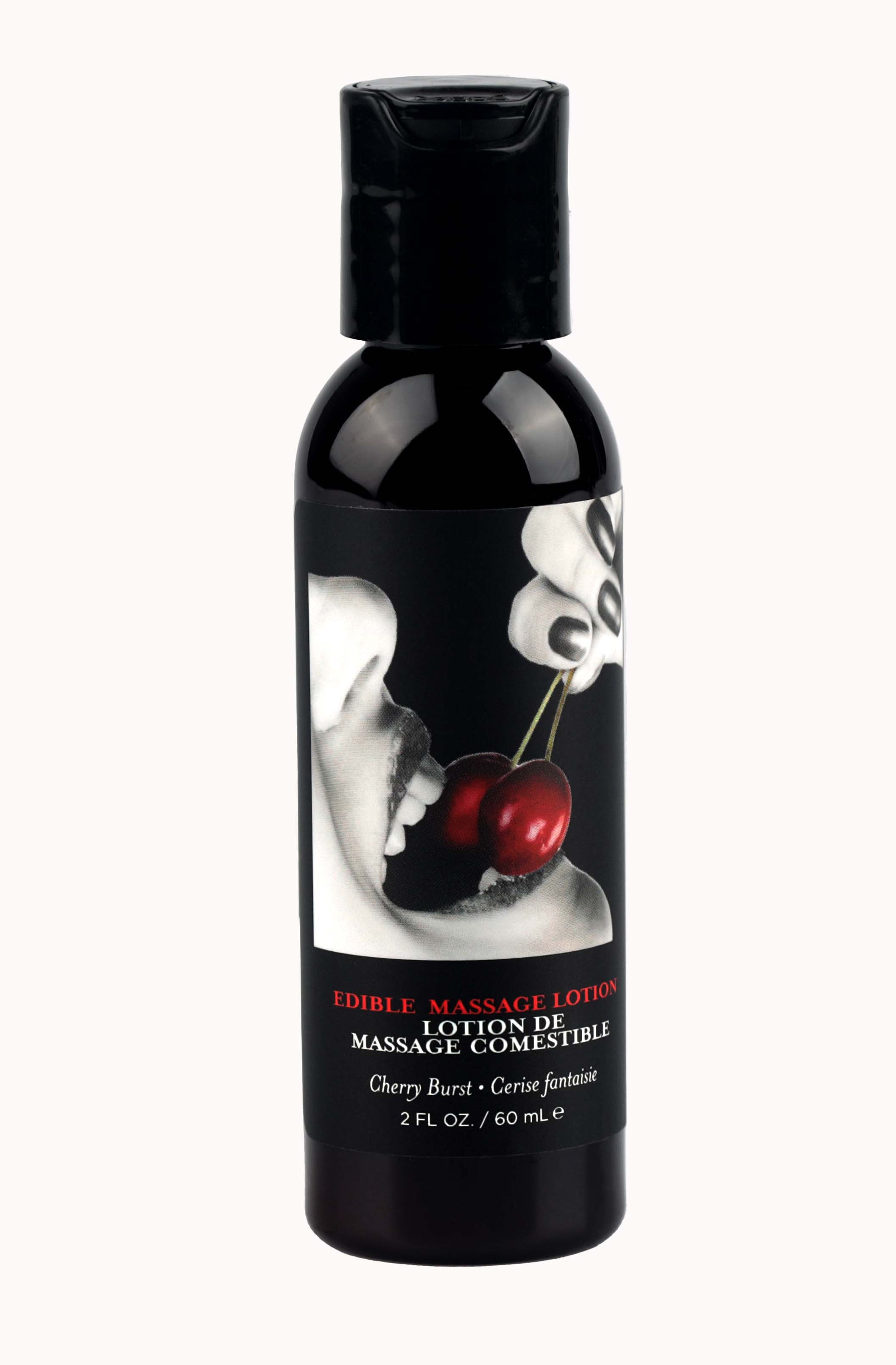 Edible Massage Lotion (Cherry) – Cherry Flavored Massage Lotion 60 ml Secondary image