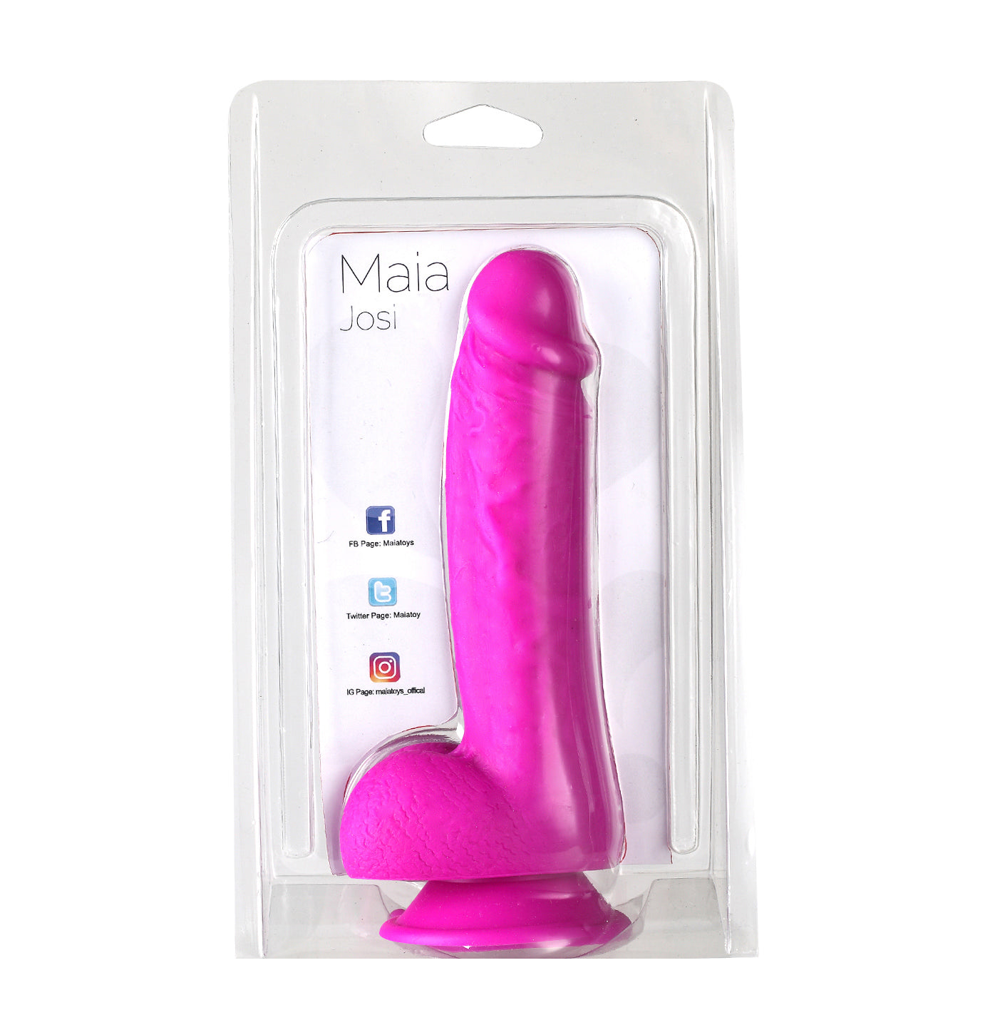 Maia Josi (Purple) – Realistic Silicone 20.3 cm x 3.8 cm Dong > Dildos > Realistic Dildos