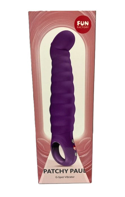 Fun Factory Patchy Paul (Dark Violet) – 23 cm USB-C Rechargeable Vibrator > Vibrators > G-Spot