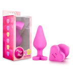 Naughty Candy Heart Be Mine3.5 Inch Silicone Anal Plug