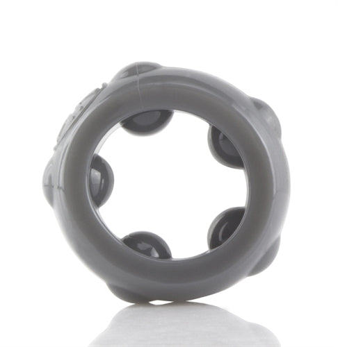 Ringo Ranglers Cannonball – Stretch Silicone Cock Ring with Firm Pleasure Balls > Cock Ring > Single