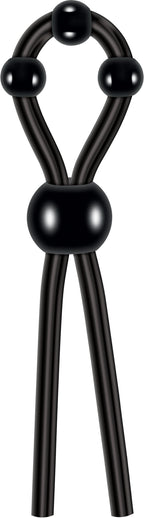 Zero Tolerance Ultimate Silicone Lasso 5.13 Inch Adjustable Cock Ring Black > Cock Ring > Adjustable