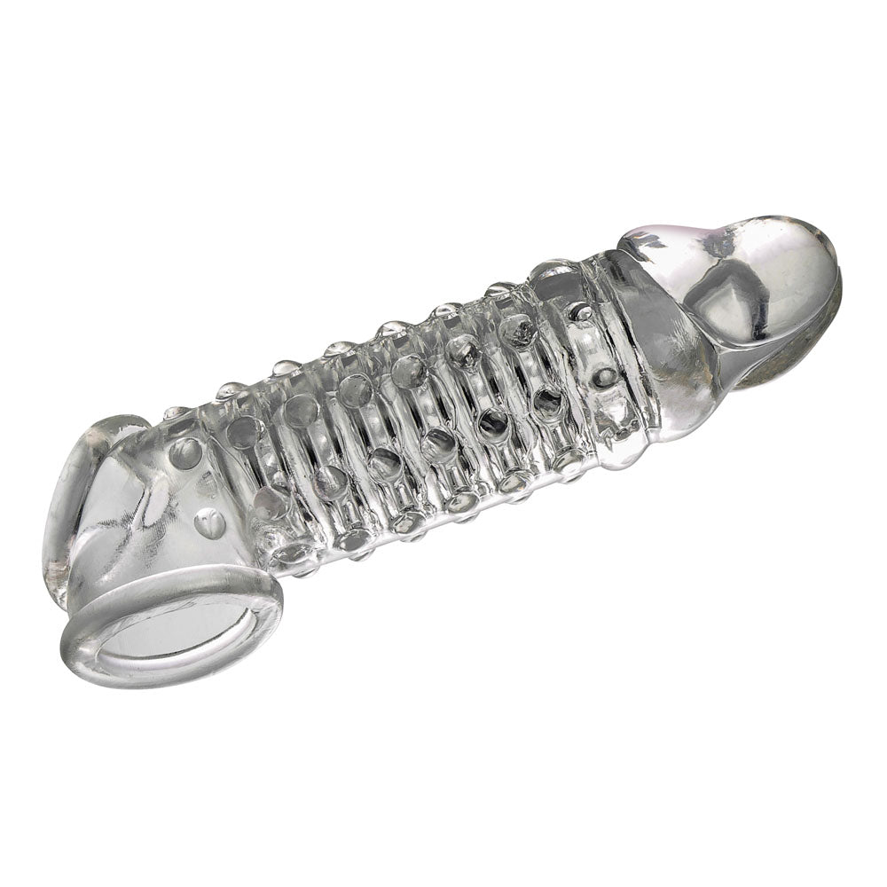The 9s Toppers Open Ended Penis Extension Sleeve 2" inch Clear > Sex Toys For Men > Penis Sleeves