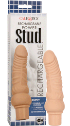 Power Stud Curvy Vibrator Ivory Flexible Silicone 12 Vibration Functions Waterproof Default Title > Vibrators > Realistic Vibrators