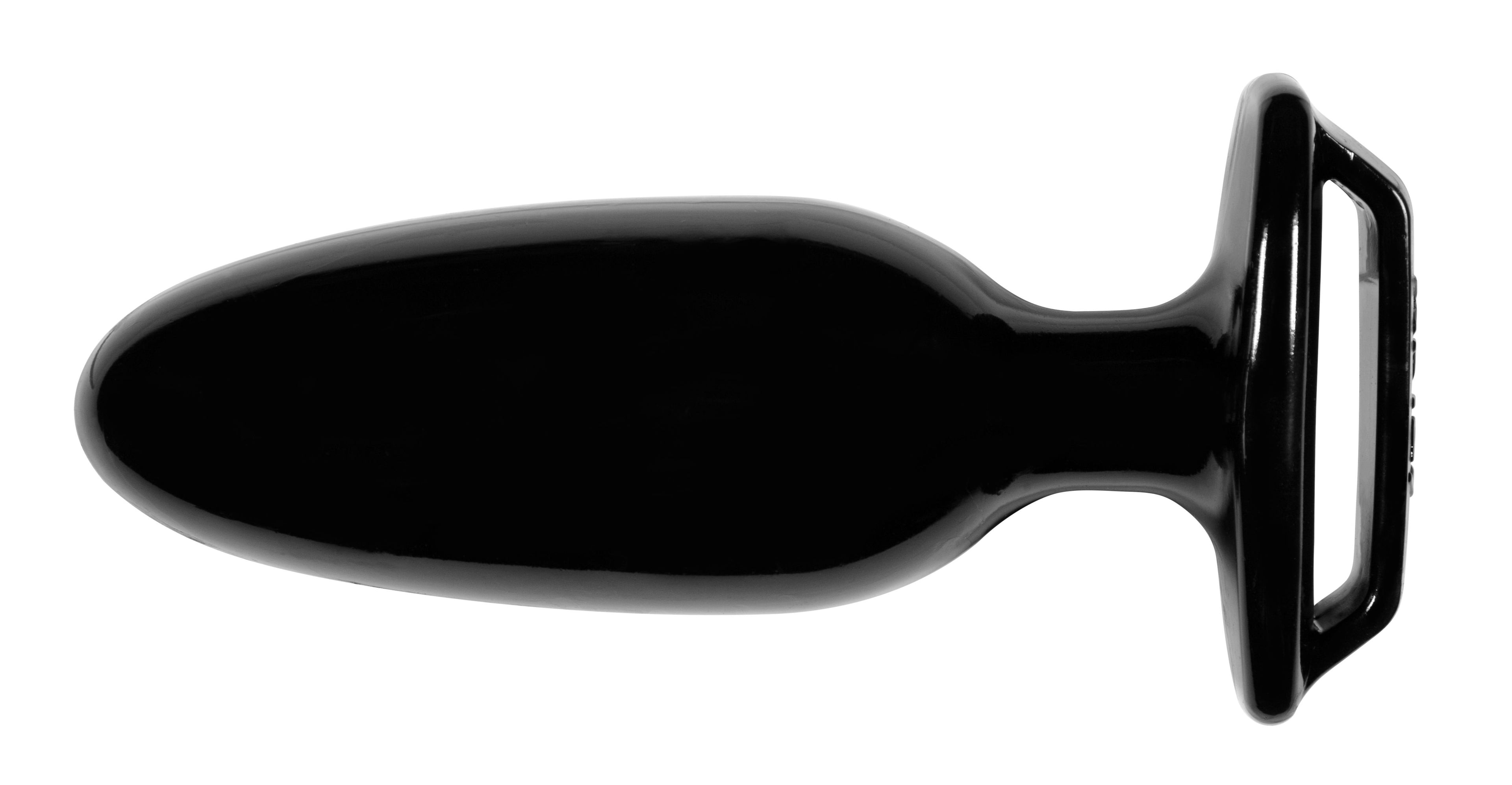 Xplay Finger Grip Plug 3L Black > Anal Range > Butt Plugs
