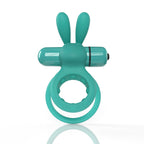 Ohare 4T High Pitch Treble Stretchy Double Ring True Silicone Rabbit Vibrator > Sex Toys > Couples Toys