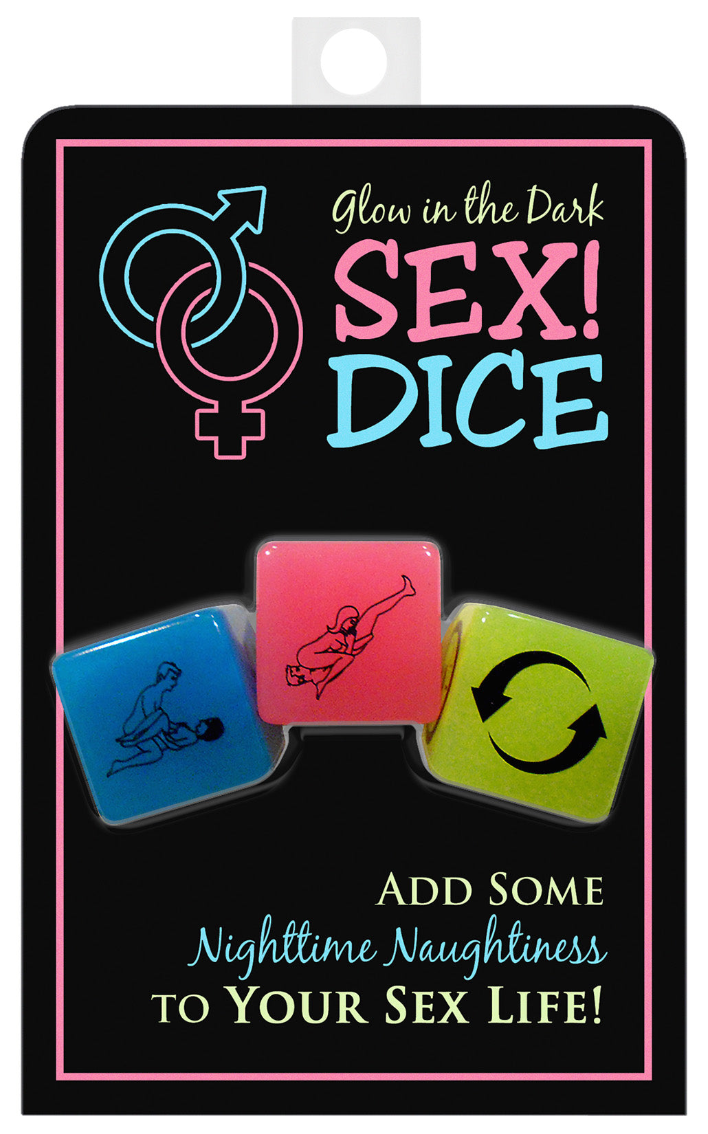 Glow In The Dark Sex Dice Set Multi > Novelties > Games