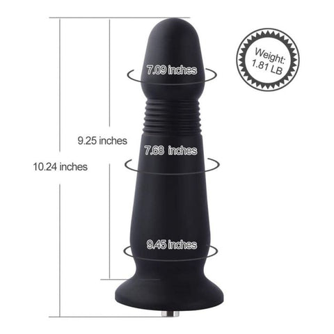 HiSmith - 10.24" Silicone Grenade Anal Plug (KlicLoc)