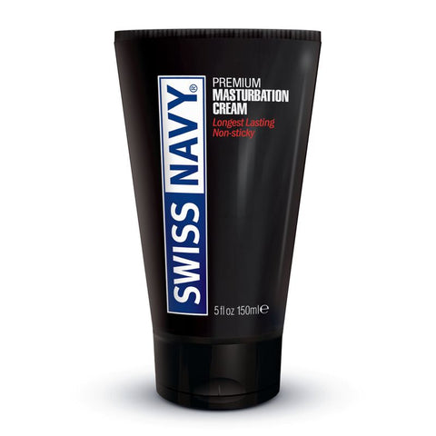 Swiss Navy Masturbation Cream 5oz/147ml - Silky Smooth Lubricant Default Title Masturbation Cream