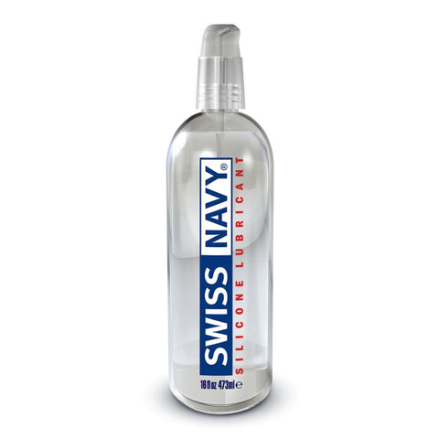 Swiss Navy Silicone Lubricant 16 Ounce 473 Milliliter Silicone Lubricant