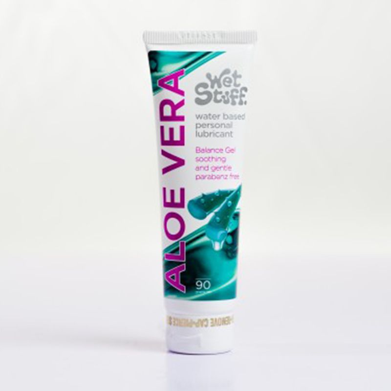Wet Stuff Aloe Vera Lubricant – Soothing Sensitive Skin Lubricant 90g Tube Secondary image