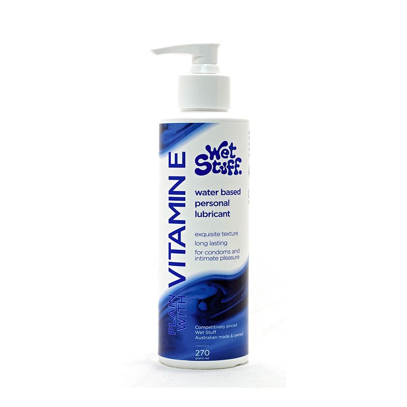 Wet Stuff Plain Enriched With Vitamin E – Water-Based Lubricant > Lube > Water Based