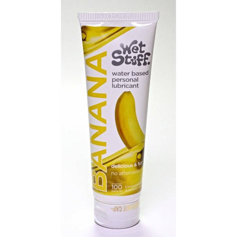 Wet Stuff Banana – Edible Silky Lubricant 100g Tube > Lube > Flavoured
