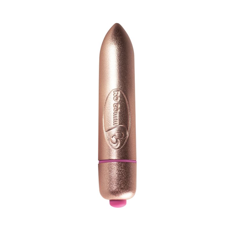 RO-80mm 7 Speed Precious Rose Gold Vibrating Bullet Toy > Vibrators > Mini Vibrators
