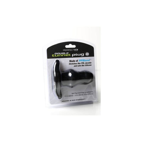 Tunnel Plug Double Medium for Enhanced Versatility and Pleasure Butt Plugs - Hollow