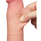 Lovetoy Sliding Easy Bend – 8 Inch Realistic Dual-Layer Dildo > Dildos > Realistic Dildos