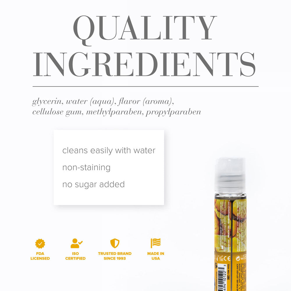 JO H2O Juicy Pineapple (Pineapple) – Water-Based Flavored Lubricant 30 ml > Lube > Flavoured