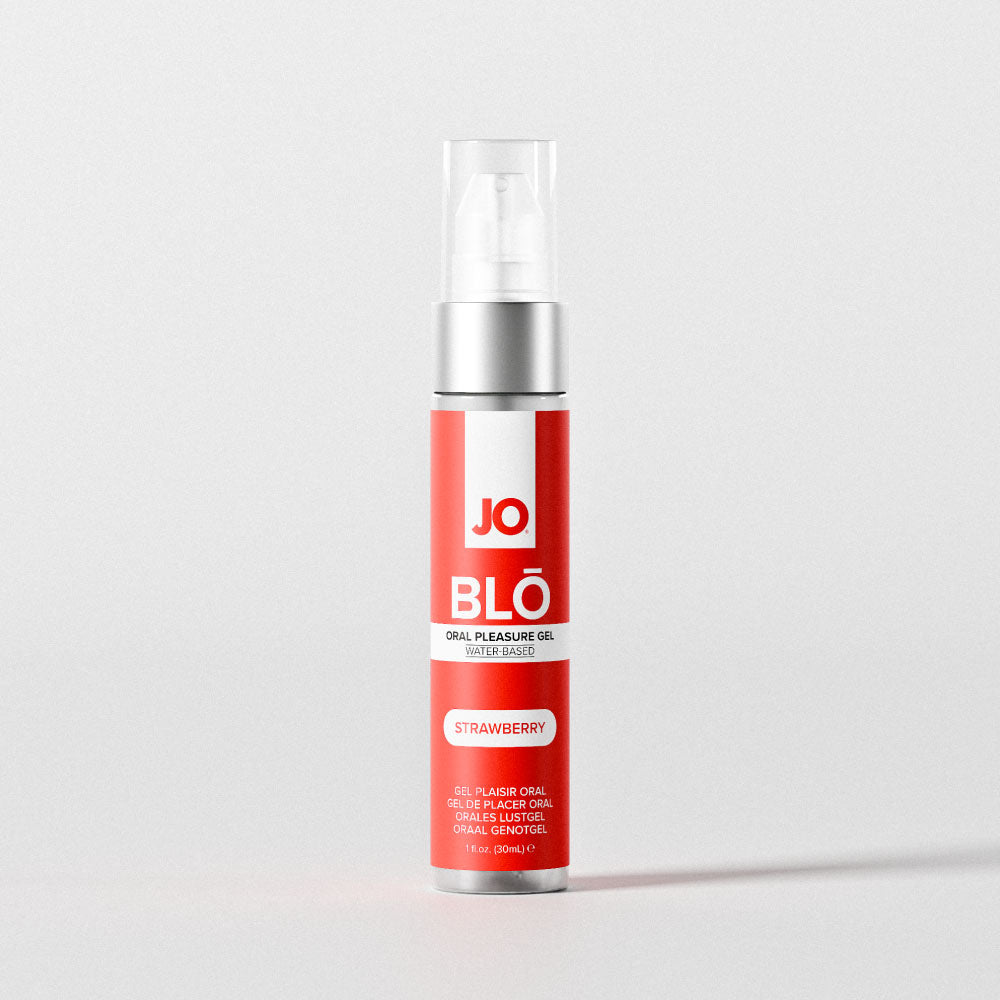 JO Blō Strawberry – Flavored Oral Pleasure Gel 30 ml Bottle > Lube > Oral Gels & Sprays