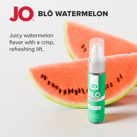 JO Blō Watermelon – Flavored Oral Pleasure Gel 30 ml Bottle > Lube > Oral Gels & Sprays
