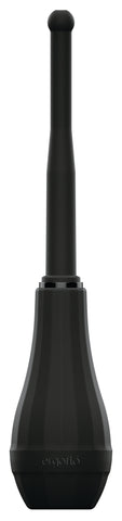 Ergoflo Director 8 Inch Silicone Flex-Tip Anal Douche Kit Black > Essentials > Douches