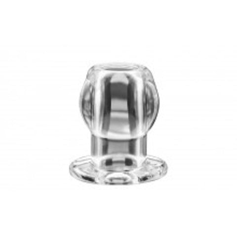 Perfect Fit Tunnel Plug Medium Clear Butt Plugs - Hollow