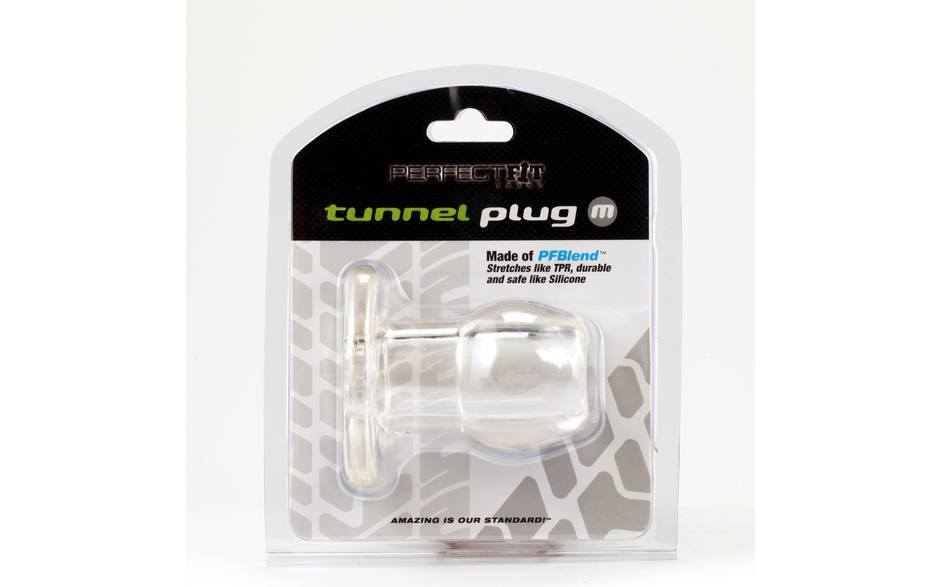 Perfect Fit Tunnel Plug Medium Clear – Medium Sized Butt Plug > Anal Range > Tunnel and Stretchers