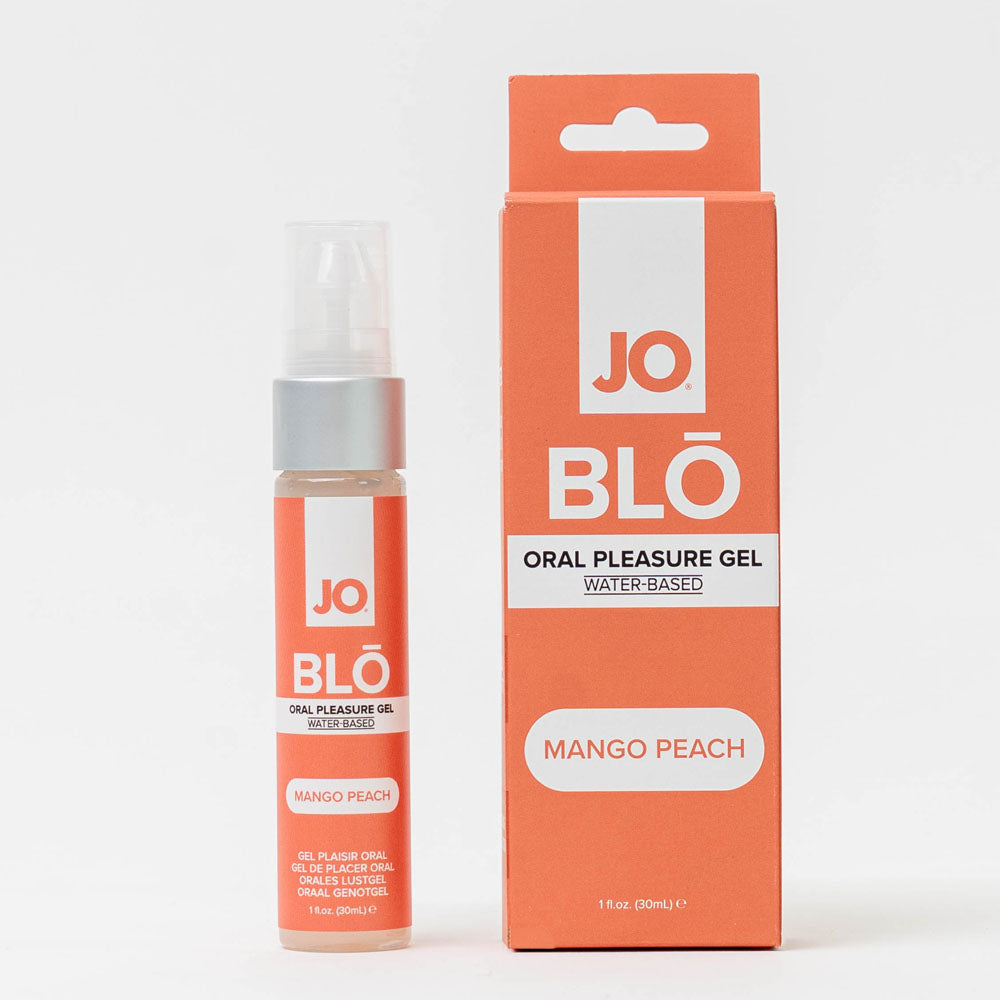 JO Blō Mango Peach – Flavoured Oral Pleasure Gel 30 ml Bottle Default Title > Lube > Oral Gels & Sprays Main image