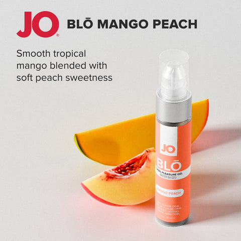 JO Blō Mango Peach – Flavoured Oral Pleasure Gel 30 ml Bottle > Lube > Oral Gels & Sprays