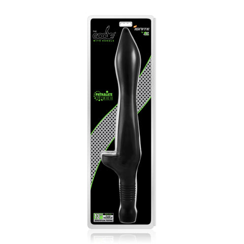 Goose - Small with Handle Black 13 Inch Insertable Pleasure Black DONGS