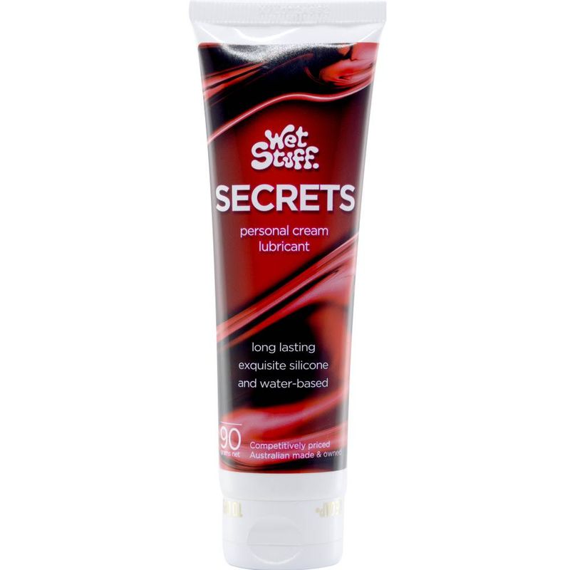 Wet Stuff Secrets – Silicone-Based Lotion Lubricant for Condom Use 90g > Lube > Silicone