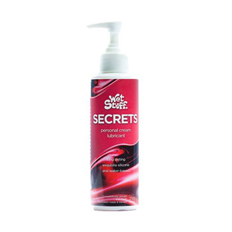 Wet Stuff Secrets – Silicone-Based Lotion Lubricant for Condom Use 250ml > Lube > Silicone