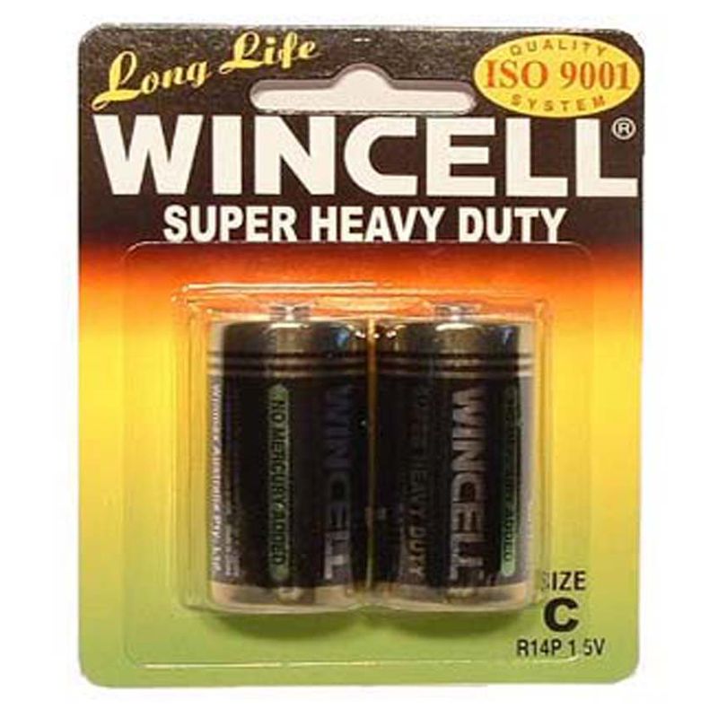 Wincell C Super Heavy Duty Batteries 2 Pack Batteries