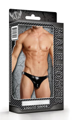 Male Power Jock Wet Look Underwear Black Small Medium > Clothes > Jockstraps