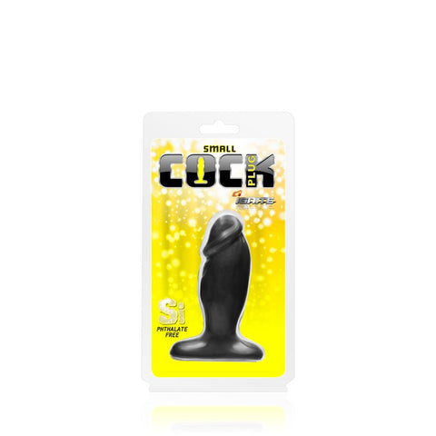 Realistic Cock Plug Black Small – 4 Inch PVC Small Butt Plug > Anal Range > Anal Probes