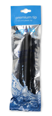 Ergoflo 13cm Plastic Nozzle for Flexible Shower Hoses Black > Essentials > Douches