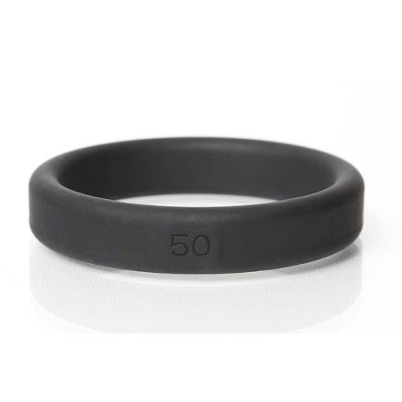 Boneyard Silicone Ring 50mm Black > Cock Ring > Single