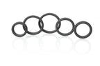 Boneyard Silicone Ring Five Piece Kit Black > Cock Ring > Sets
