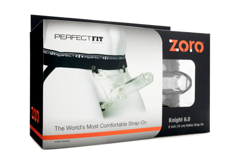 Zoro Knight 6 Inch Clear Strap-On Adult Toy STRAP-ONS