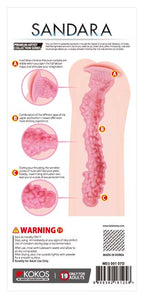 Masturbator Sandara Realistic Double Layer Stimulation > Sex Toys For Men > Masturbators > Manual