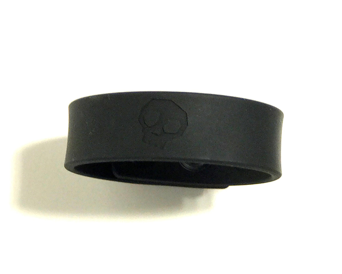 Boneyard Silicone Cock Strap - 3 Snap Ring - Black 8.25 Inch > Cock Ring > Adjustable