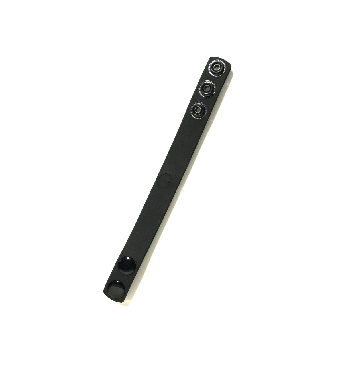 Boneyard Silicone Cock Strap - 3 Snap Ring - Black 8.25 Inch > Cock Ring > Adjustable