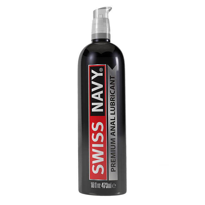 Swiss Navy Anal Lubricant 16oz Silicone-Based Long-Lasting Glide Lubricant Default Title > Lube > Anal