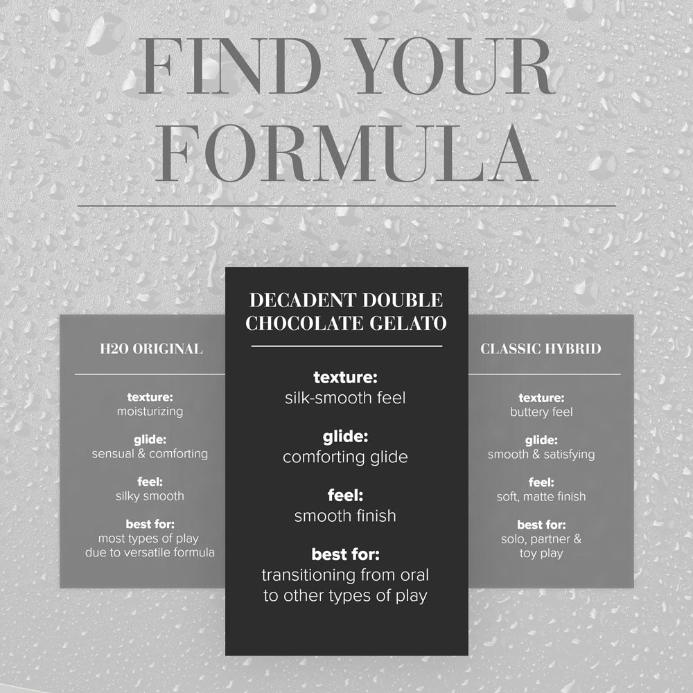 JO Gelato Decadent Double Chocolate (Chocolate) – Water-Based Flavored Lubricant 30ml Flavoured Lube